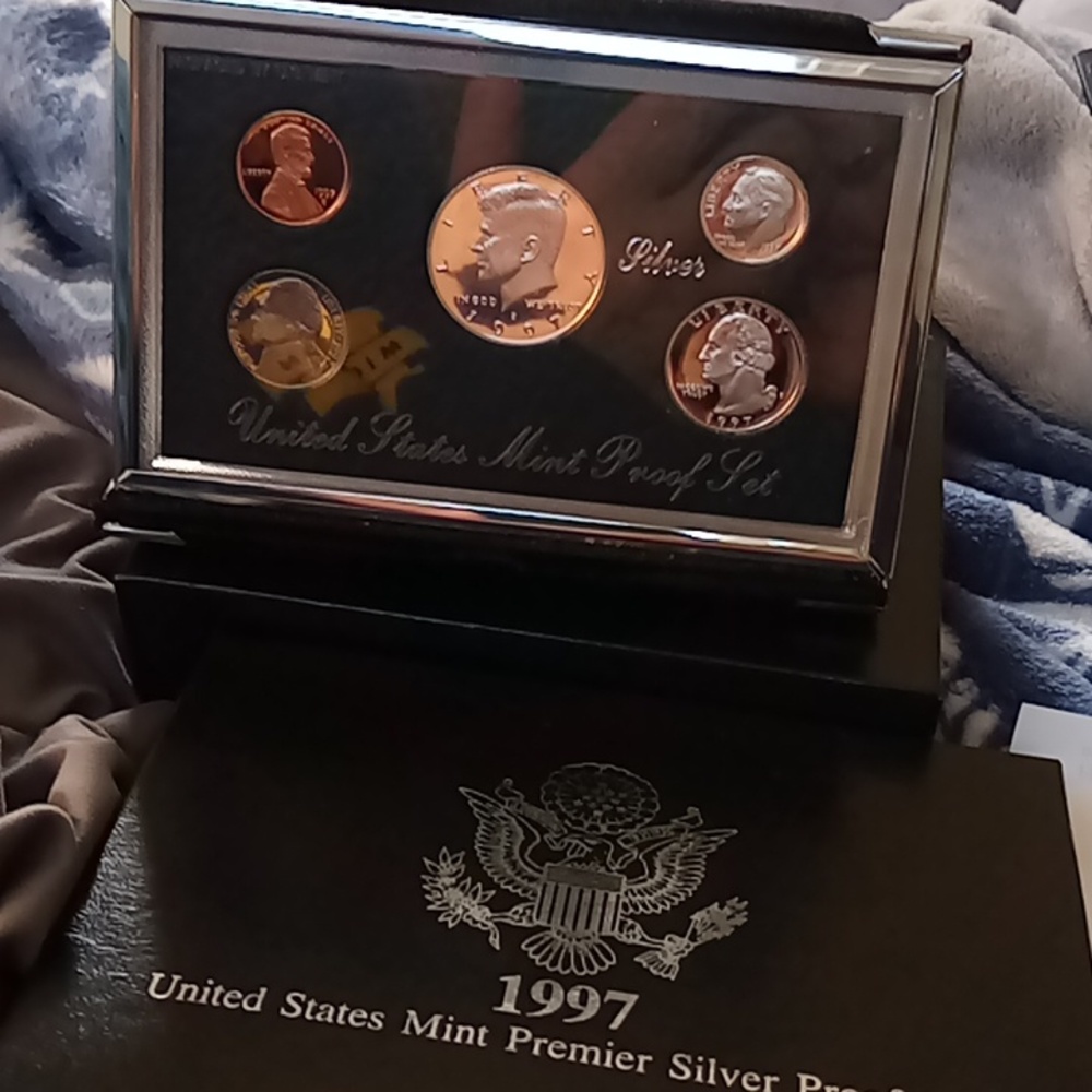 1997s Usa Mint Premier Silver Proof Set - Gem